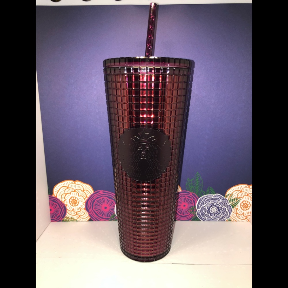 Starbucks holiday 2020 Grid In plum